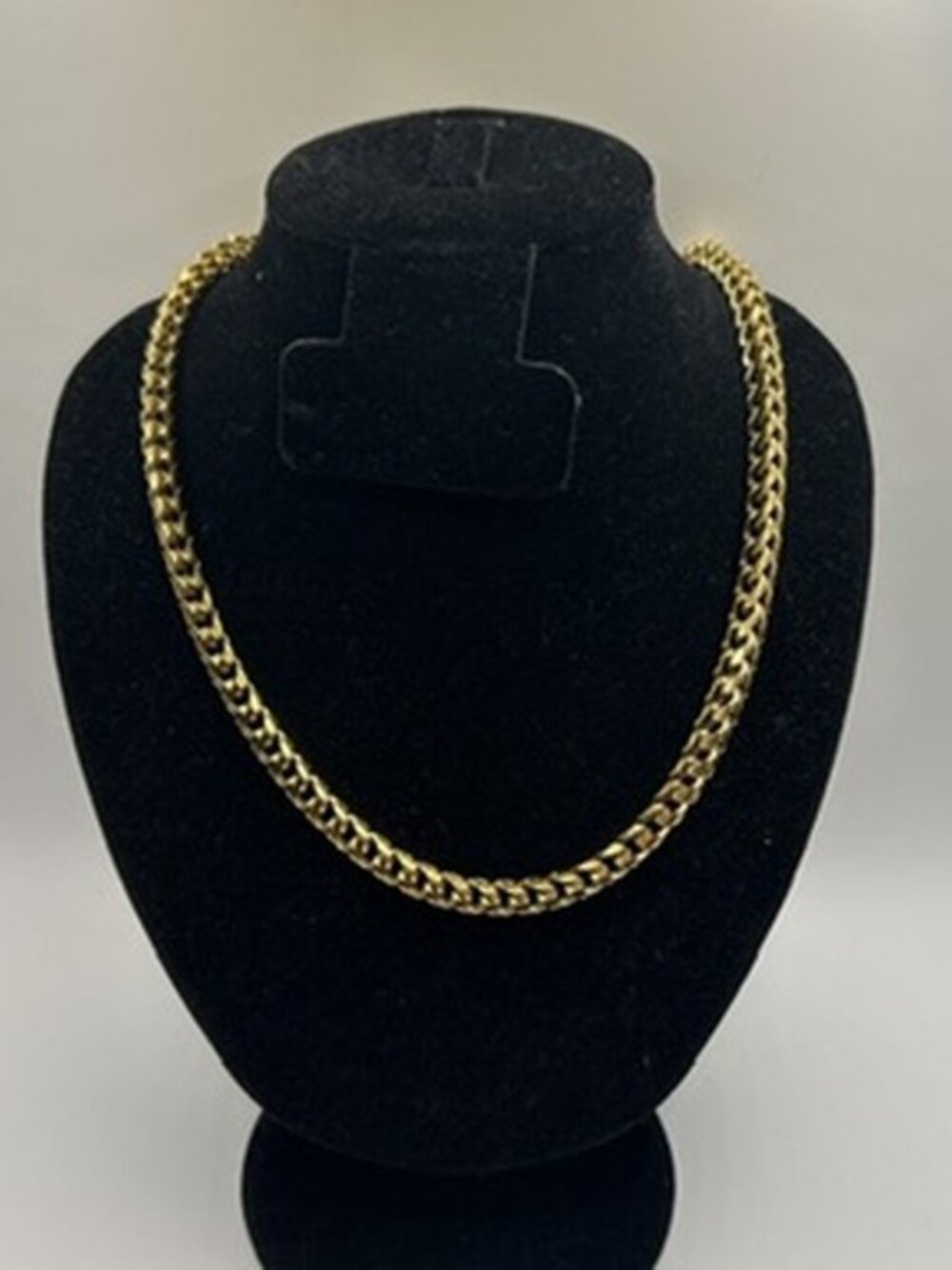 Mens Real Gold Franco Chain 22 Inch Solid Box Link Plated Durable Everyday New